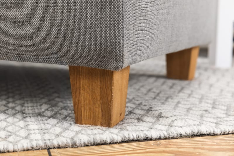 Crazy 6-sits Högervänd U-formad XX-Large Soffa med Divan och Schäslong i Tyg - Grå - Möbler - Vardagsrum - Soffor - U-soffor