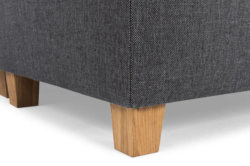 Crazy 6-sits Högervänd U-formad XX-Large Soffa med Divan och Schäslong i Tyg - Mörkgrå - Möbler - Vardagsrum - Soffor - U-soffor