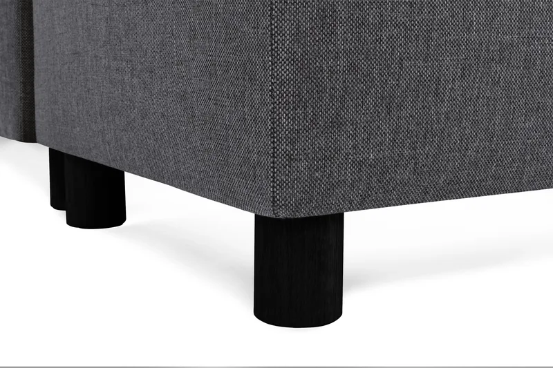 Crazy 6-sits Högervänd U-formad XX-Large Soffa med Divan och Schäslong i Tyg - Mörkgrå - Möbler - Vardagsrum - Soffor - U-soffor