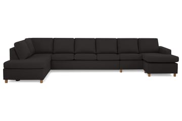 Crazy 6-sits Vänstervänd U-formad XX-Large Soffa med Divan och Schäslong i Tyg