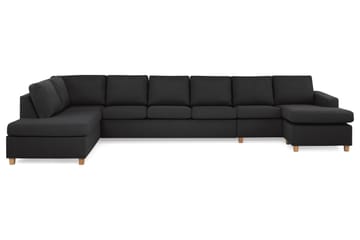 Crazy 6-sits Vänstervänd U-formad XX-Large Soffa med Divan och Schäslong i Tyg