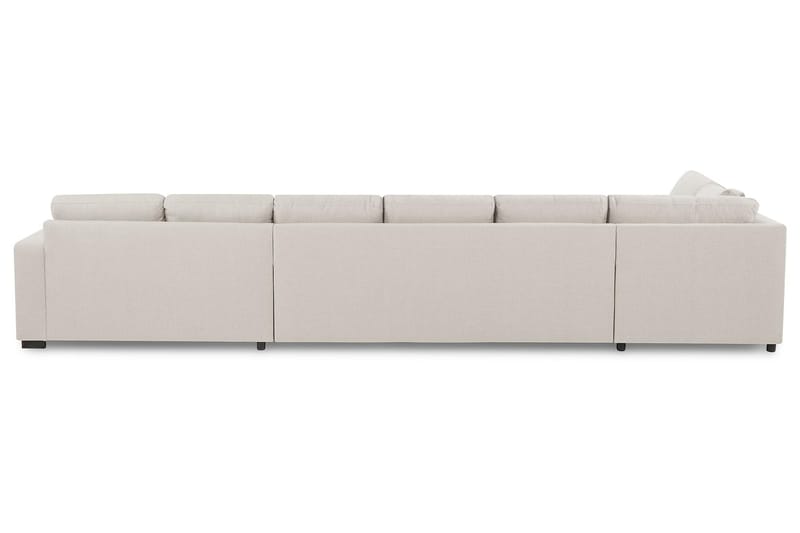Crazy 6-sits Vänstervänd U-formad XX-Large Soffa med Divan och Schäslong i Tyg - Beige - Möbler - Vardagsrum - Soffor - U-soffor