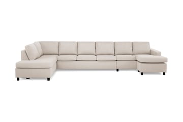 Crazy 6-sits Vänstervänd U-formad XX-Large Soffa med Divan och Schäslong i Tyg