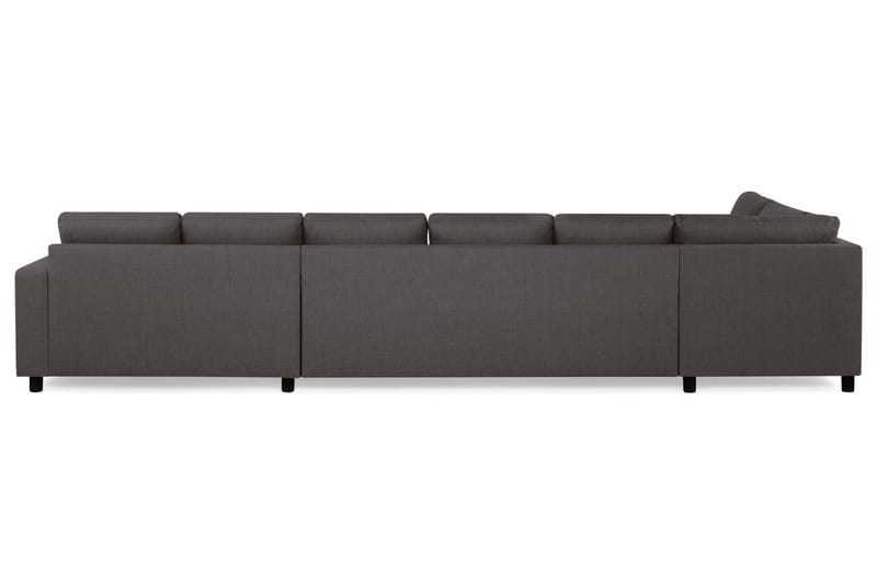 Crazy 6-sits Vänstervänd U-formad XX-Large Soffa med Divan och Schäslong i Tyg - Mörkgrå - Möbler - Vardagsrum - Soffor - U-soffor