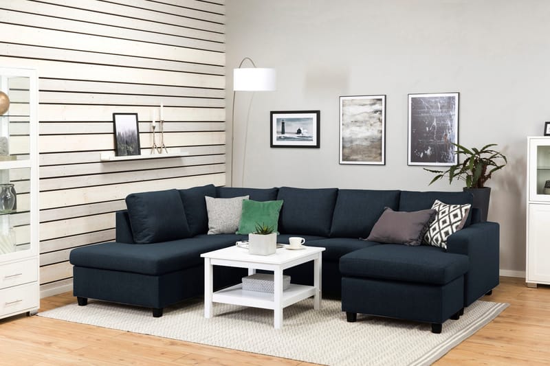 Crazy U-soffa Large Divan Höger - Mörkblå - Möbler - Vardagsrum - Soffor - U-soffor