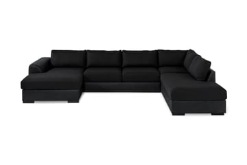 Cuba 5-sits Högervänd U-formad Soffa med Divan och Schäslong i Konstläder/Tyg