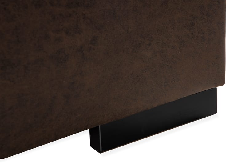 Cuba 5-sits Vänstervänd U-formad Soffa med Divan och Schäslong i Konstläder/Tyg inkl Kuvertkuddar - Brun / Beige - Möbler - Vardagsrum - Soffor - U-soffor
