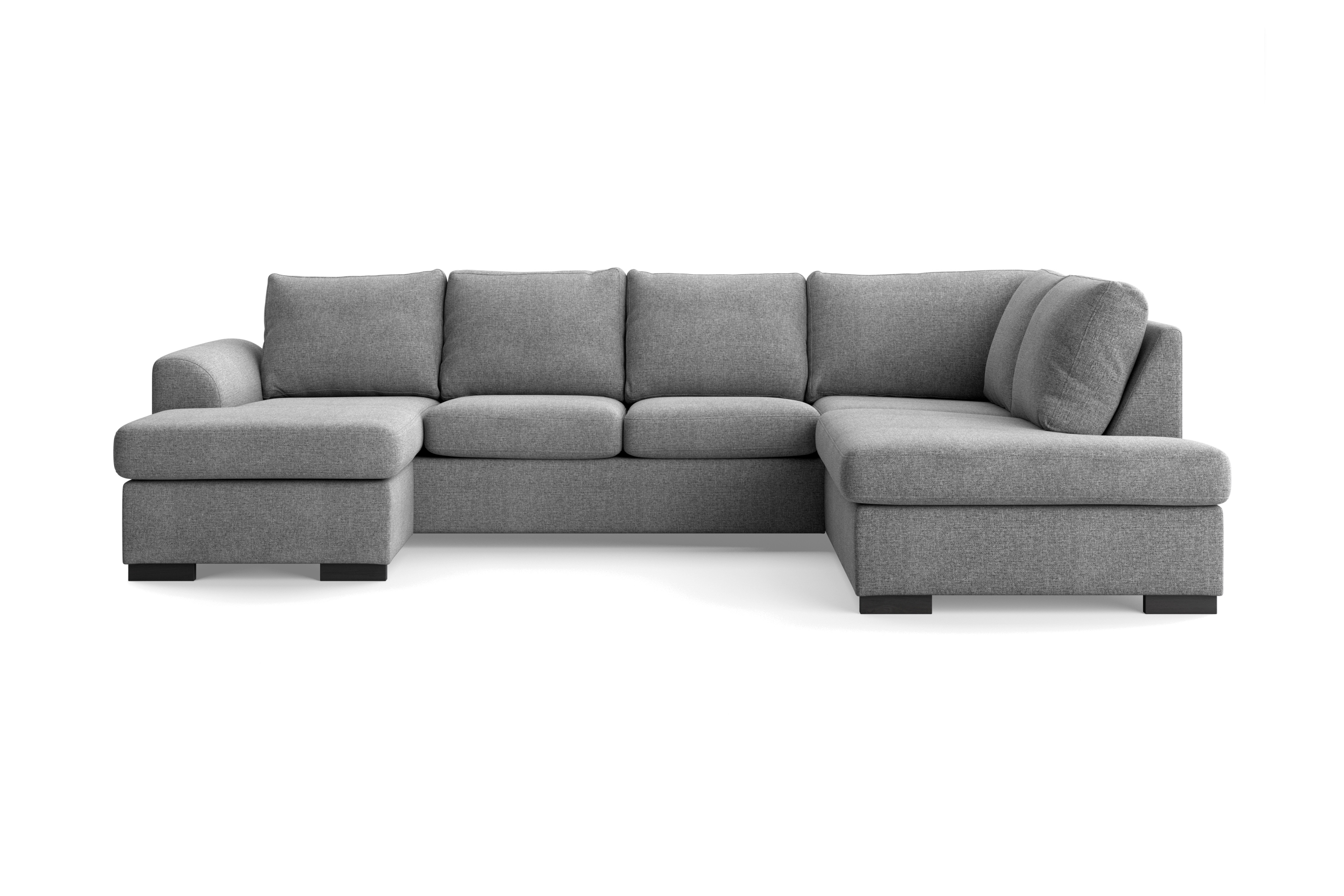 DAWSON U-soffa med Divan Vänster Ljusgrå –