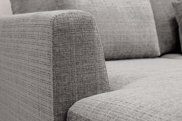 Florenz 4-sits Högervänd U-formad Soffa med Divan och Schäslong i Chenille - Ljusgrå - Möbler - Vardagsrum - Soffor - U-soffor