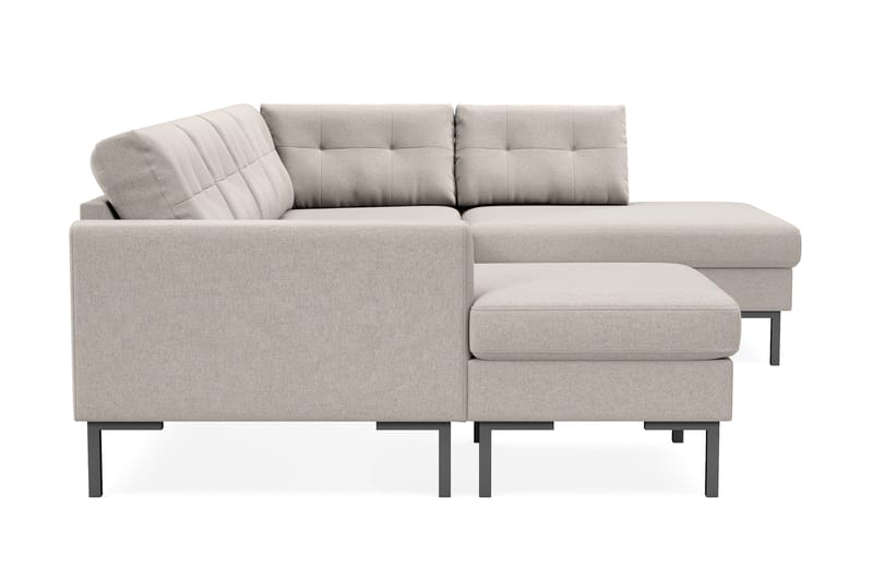 Frillestad 4-sits Högervänd U-formad Soffa med Divan och Schäslong i Tyg - Beige - Möbler - Vardagsrum - Soffor - U-soffor
