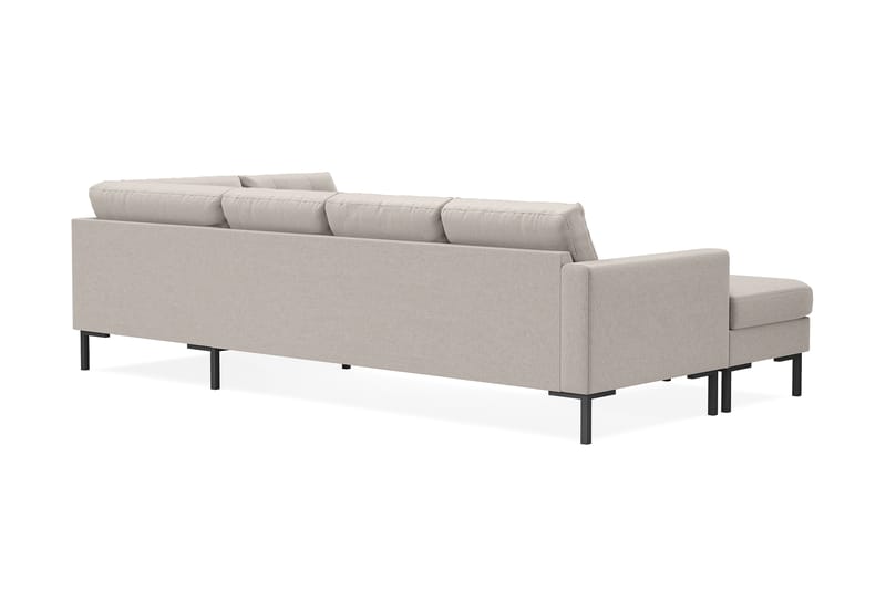 Frillestad 4-sits Högervänd U-formad Soffa med Divan och Schäslong i Tyg - Beige - Möbler - Vardagsrum - Soffor - U-soffor