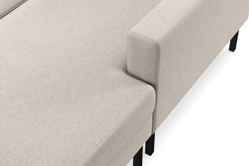 Frillestad 4-sits Vänstervänd U-formad Soffa med Divan och Schäslong i Tyg - Beige - Möbler - Vardagsrum - Soffor - U-soffor
