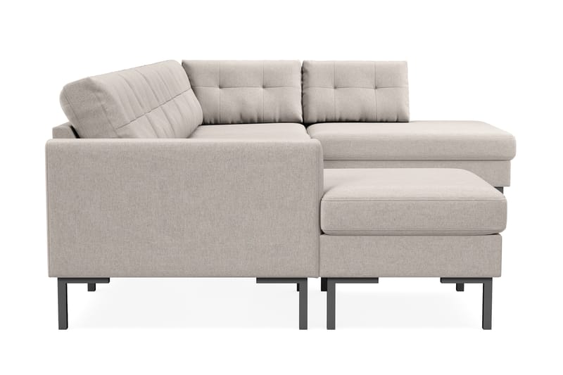 Frillestad 5-sits Högervänd U-formad Soffa med Divan och Schäslong i Tyg - Beige - Möbler - Vardagsrum - Soffor - U-soffor