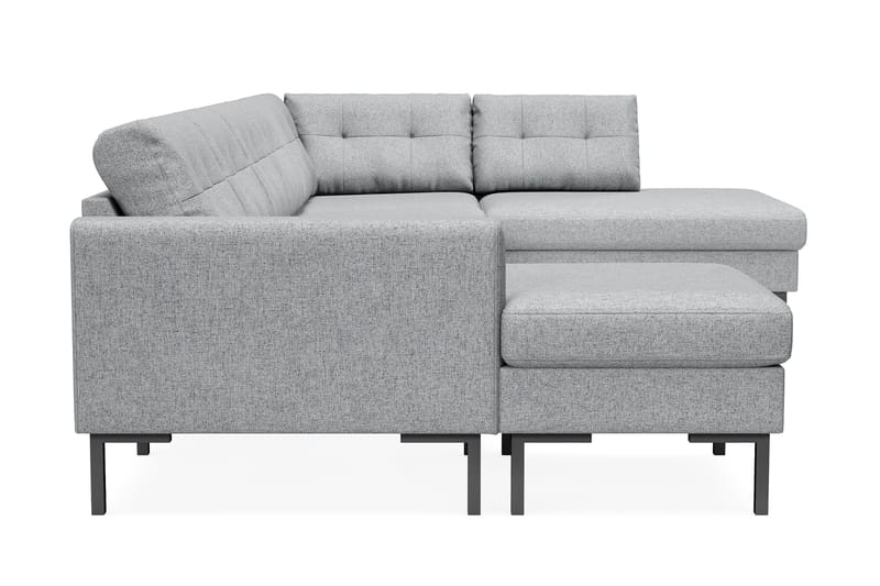 Frillestad 5-sits Högervänd U-formad Soffa med Divan och Schäslong i Tyg - Grå - Möbler - Vardagsrum - Soffor - U-soffor