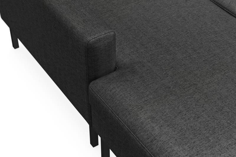 Frillestad 5-sits Högervänd U-formad Soffa med Divan och Schäslong i Tyg - Mörkgrå - Möbler - Vardagsrum - Soffor - U-soffor