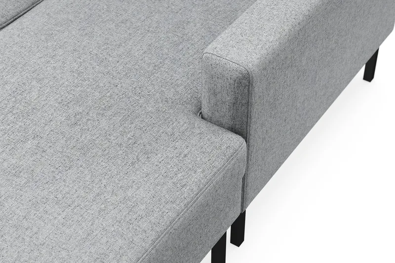 Frillestad 5-sits Vänstervänd U-formad Soffa med Divan och Schäslong i Tyg - Grå - Möbler - Vardagsrum - Soffor - U-soffor