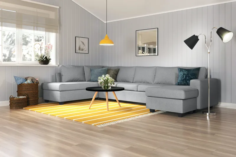 Houston U-soffa Large med Divan Höger - Möbler - Vardagsrum - Soffor - U-soffor