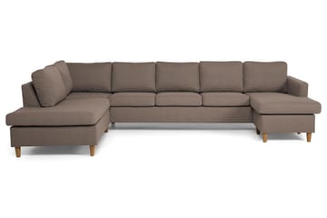JAN U-soffa Large med Divan Höger Beige