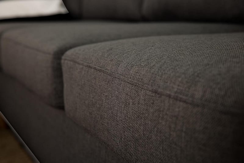 JAN U-soffa Large med Divan Höger Mörkgrå - U-soffor