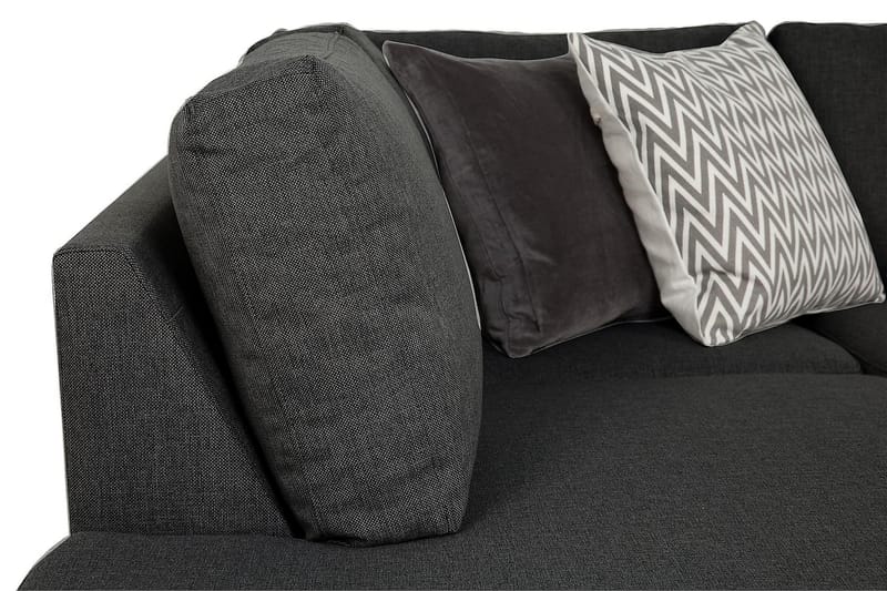 JAN U-soffa Large med Divan Höger Mörkgrå - Möbler - Vardagsrum - Soffor - U-soffor