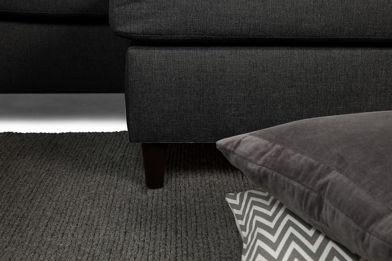 JAN U-soffa Large med Divan Höger Mörkgrå - Möbler - Vardagsrum - Soffor - U-soffor