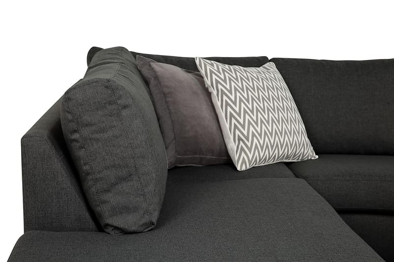 JAN U-soffa Large med Divan Höger Mörkgrå - Möbler - Vardagsrum - Soffor - U-soffor
