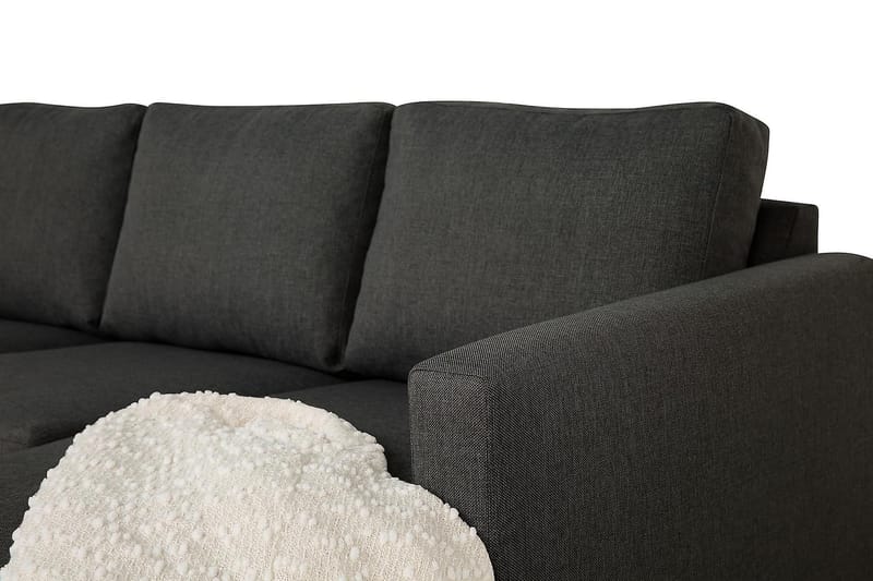 JAN U-soffa Large med Divan Höger Mörkgrå - Möbler - Vardagsrum - Soffor - U-soffor