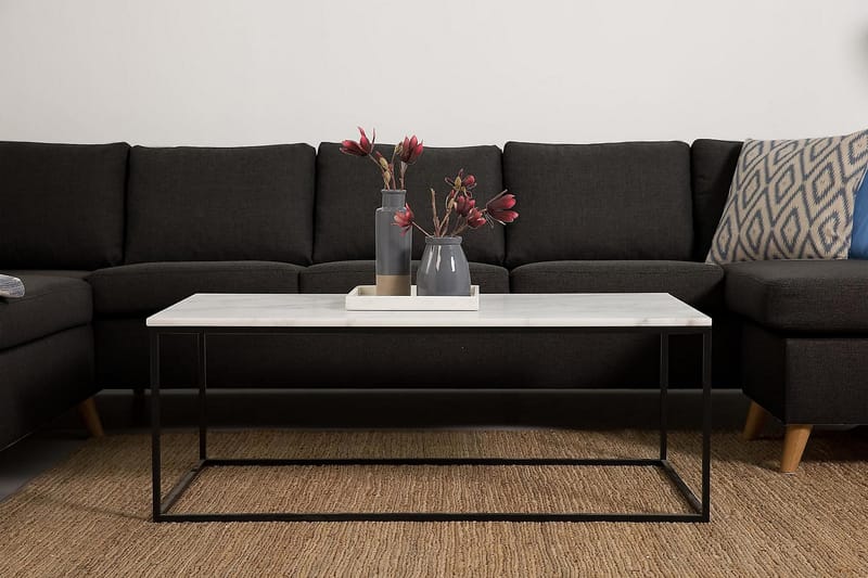 JAN U-soffa Large med Divan Höger Mörkgrå - Möbler - Vardagsrum - Soffor - U-soffor