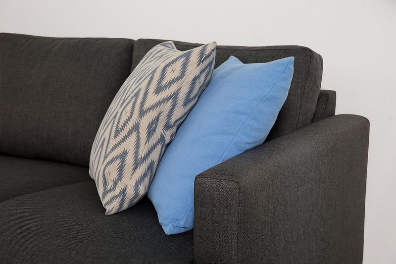 JAN U-soffa Large med Divan Höger Mörkgrå - Möbler - Vardagsrum - Soffor - U-soffor
