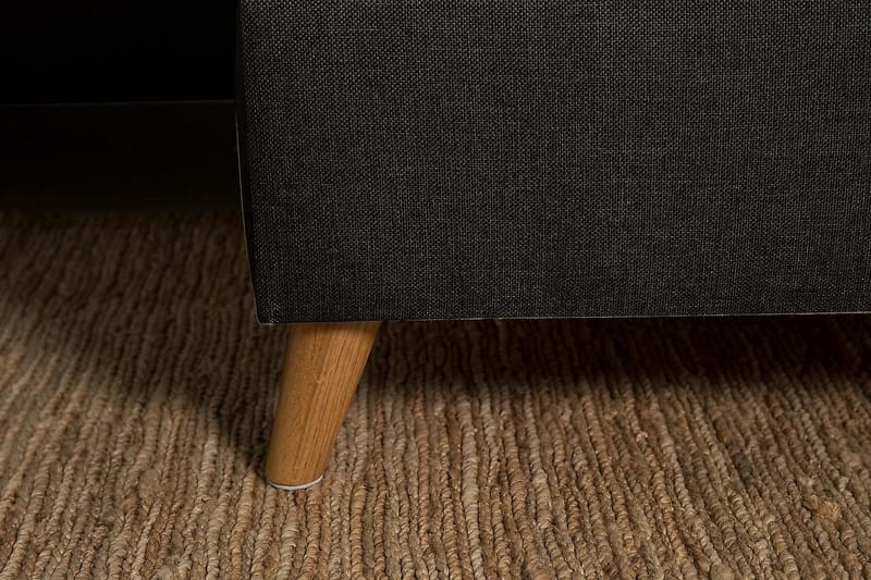 JAN U-soffa Large med Divan Höger Mörkgrå - Möbler - Vardagsrum - Soffor - U-soffor