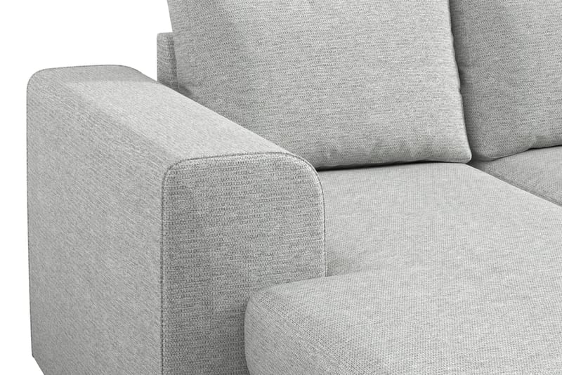 Link 4-sits Högervänd U-formad Soffa med Divan och Schäslong i Tyg - Ljusgrå - Möbler - Vardagsrum - Soffor - U-soffor