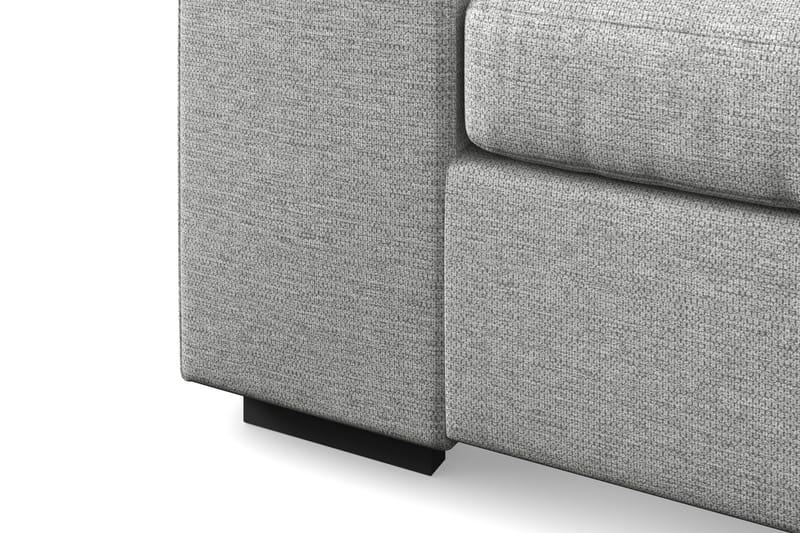 Link 4-sits Vänstervänd U-formad Large Soffa med Divan och Schäslong i Tyg - Ljusgrå - Möbler - Vardagsrum - Soffor - U-soffor