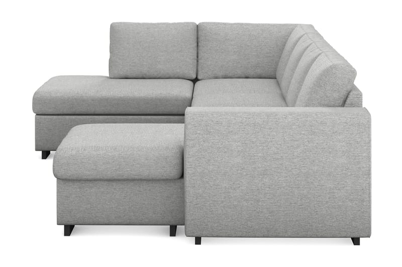Link 4-sits Vänstervänd U-formad Large Soffa med Divan och Schäslong i Tyg - Ljusgrå - Möbler - Vardagsrum - Soffor - U-soffor