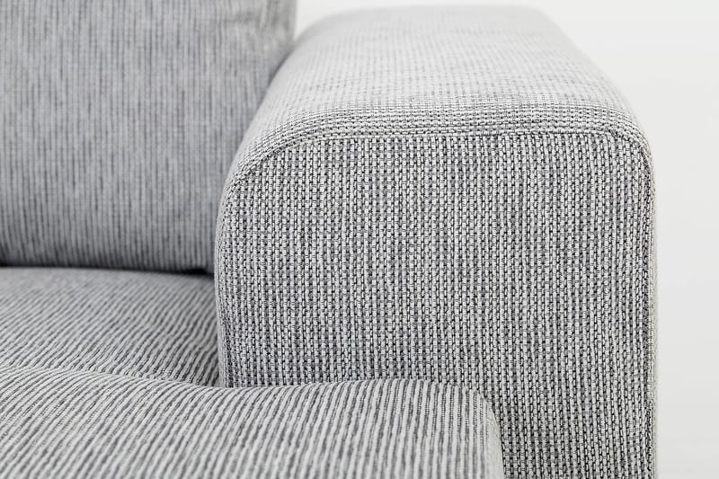 Link 4-sits Vänstervänd U-formad Soffa med Divan och Schäslong i Tyg - Ljusgrå - Möbler - Vardagsrum - Soffor - U-soffor