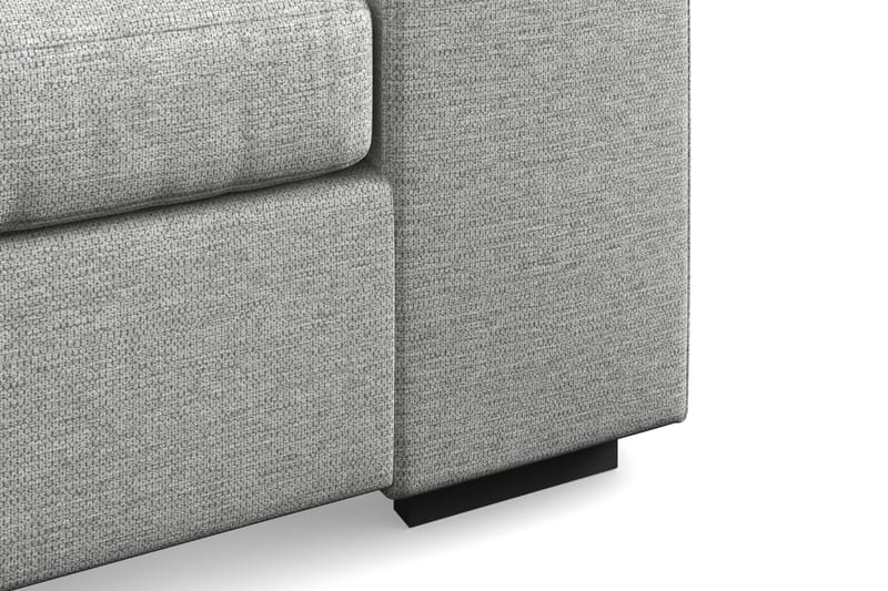Link 5-sits Högervänd U-formad XX-Large Soffa med Divan och Schäslong i Tyg - Ljusgrå - Möbler - Vardagsrum - Soffor - U-soffor