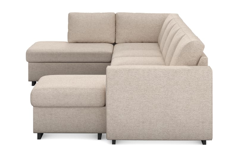 Link 5-sits Vänstervänd U-formad XX-Large Soffa med Divan och Schäslong i Tyg - Beige - Möbler - Vardagsrum - Soffor - U-soffor