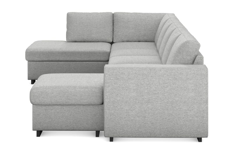 Link 5-sits Vänstervänd U-formad XX-Large Soffa med Divan och Schäslong i Tyg - Ljusgrå - Möbler - Vardagsrum - Soffor - U-soffor