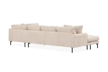 Menard 4-sits Högervänd Stor U-formad Djup Soffa med Divan och Schäslong i Manchester - Beige - Möbler - Vardagsrum - Soffor - U-soffor