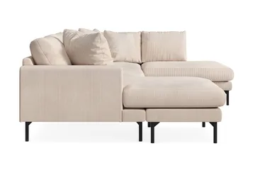 Menard 4-sits Högervänd Stor U-formad Djup Soffa med Divan och Schäslong i Manchester - Beige - Möbler - Vardagsrum - Soffor - U-soffor