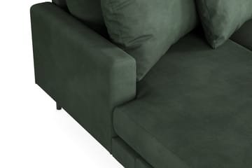 Menard 4-sits Högervänd Stor U-formad Djup Soffa med Divan och Schäslong i Manchester - Grön - Möbler - Vardagsrum - Soffor - U-soffor