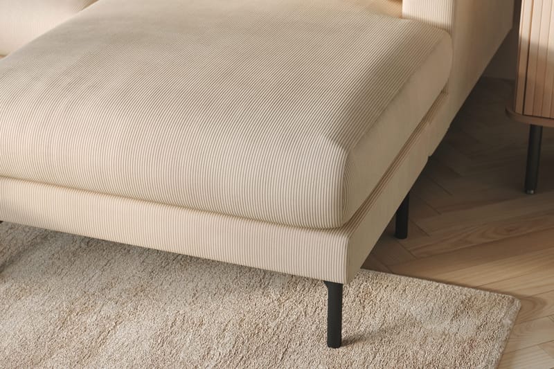 Menard 4-sits Vänstervänd Stor U-formad Djup Large Soffa med Divan och Schäslong i Manchester - Beige - Möbler - Vardagsrum - Soffor - U-soffor