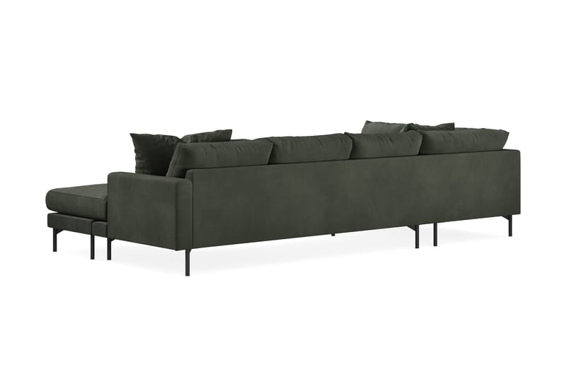 Menard 4-sits Vänstervänd Stor U-formad Djup Soffa med Divan och Schäslong i Manchester - Mörkgrön - Möbler - Vardagsrum - Soffor - U-soffor