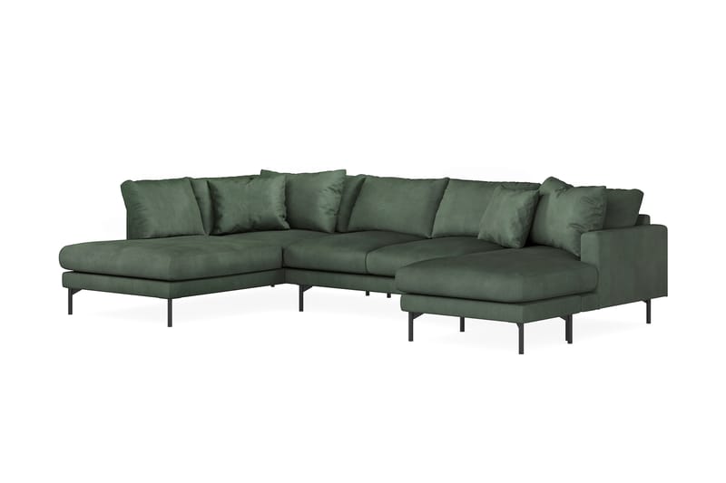 Menard 5-sits U-Soffa Grön - Möbler - Vardagsrum - Soffor - U-soffor