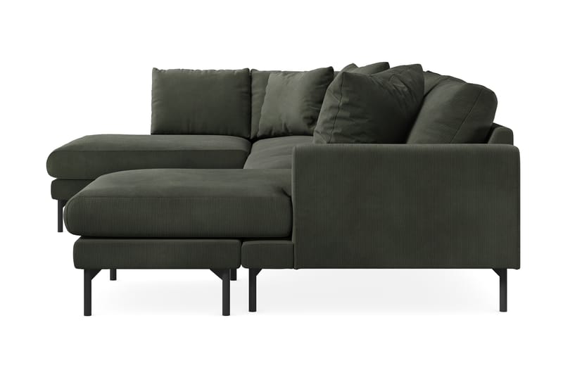 Menard 5-sits U-Soffa Mörkgrön - Möbler - Vardagsrum - Soffor - U-soffor