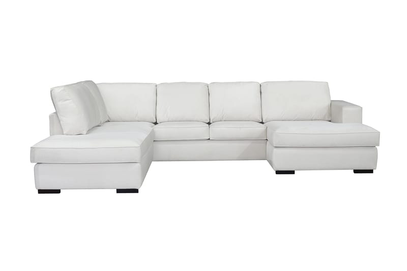 MYROL U-Soffa Divan Vänster Vit - Möbler - Vardagsrum - Soffor - U-soffor