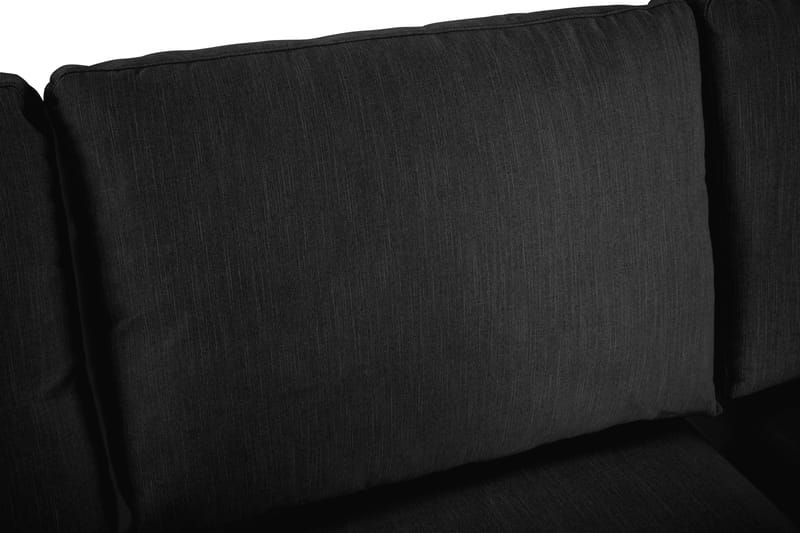 NASHVILLE LYX U-soffa med Schäslong Höger Linnesvart - U-soffor