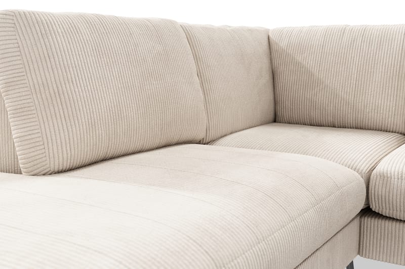 NASHVILLE LYX U-soffa med Schäslong Vänster Beige - Möbler - Vardagsrum - Soffor - U-soffor