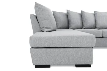 Nebraska U-soffa Divan Höger Kuvertkuddar - Ljusgrå - Möbler - Vardagsrum - Soffor - U-soffor
