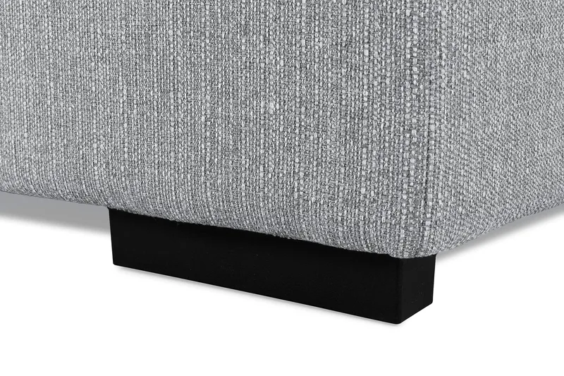 Nebraska U-soffa Divan Höger Kuvertkuddar - Ljusgrå - Möbler - Vardagsrum - Soffor - U-soffor