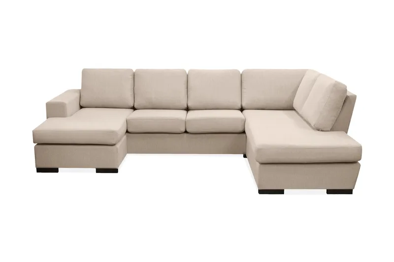 Nebraska U-soffa med Divan Vänster, Beige